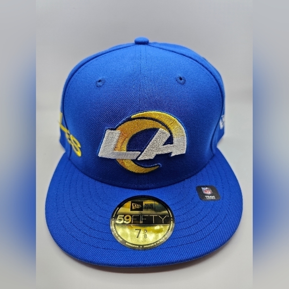 Men's New Era Royal Los Angeles Rams Arch 59FIFTY Fitted Hat